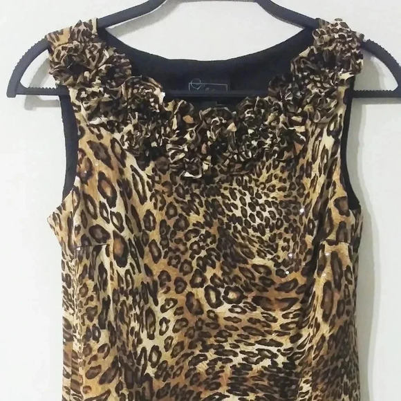 Dressbarn Collections Animal Print Dress NWT - Picture 2 of 5